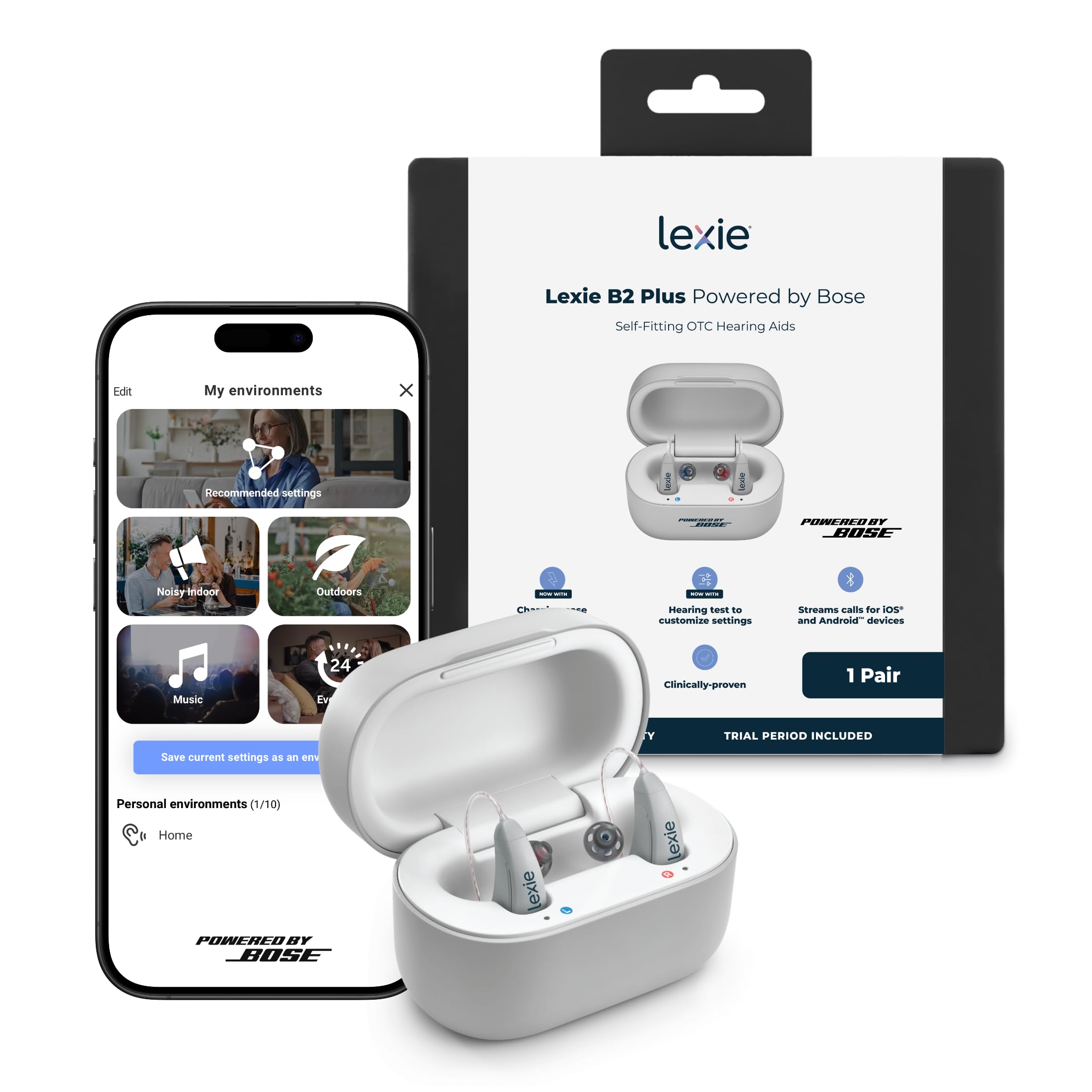 Lexie B2 Plus OTC Hearing Aids